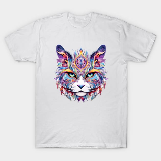 cat T-Shirt by Angel Rivas